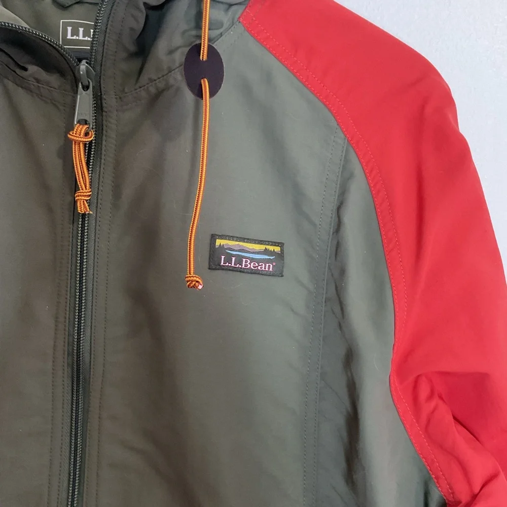 L.L. Bean Mountain Classic Multi-Color Hooded Anorak - Picture 8 of 16